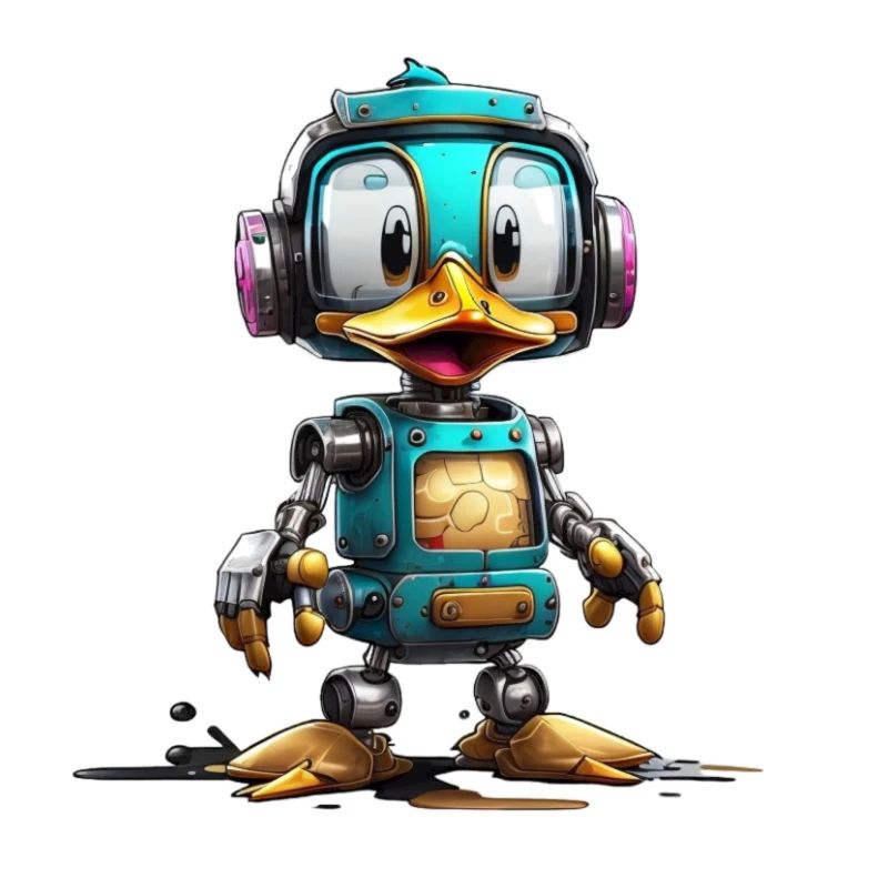 Roboter Ente