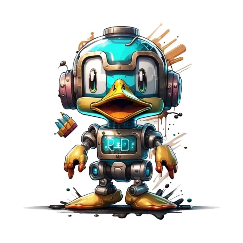 Roboter Ente