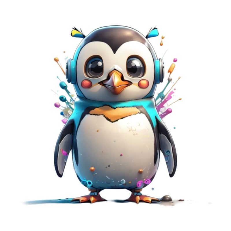 Roboter Pinguin