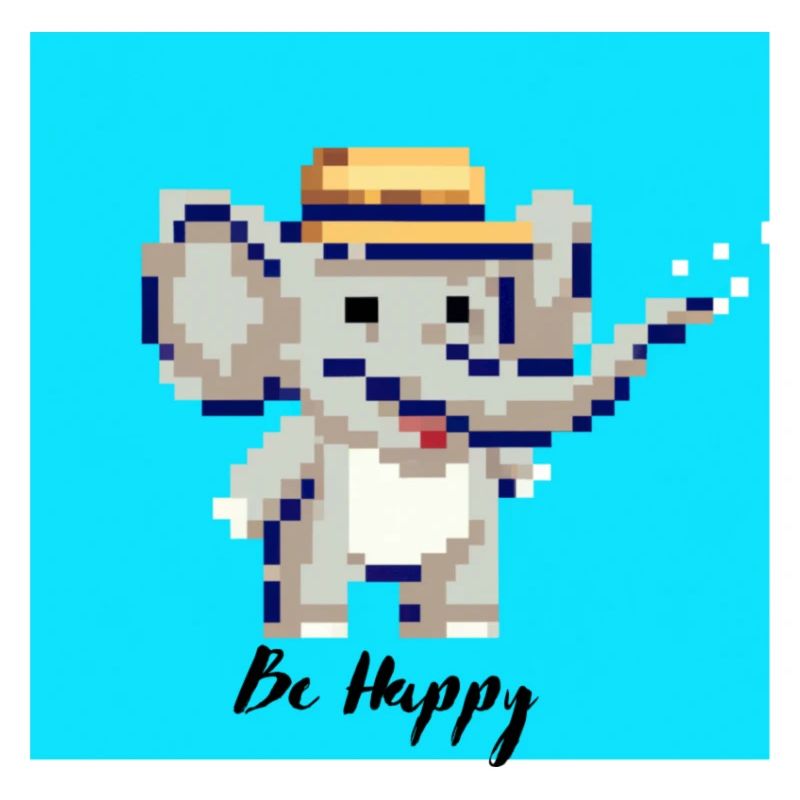 Be Happy Elefant