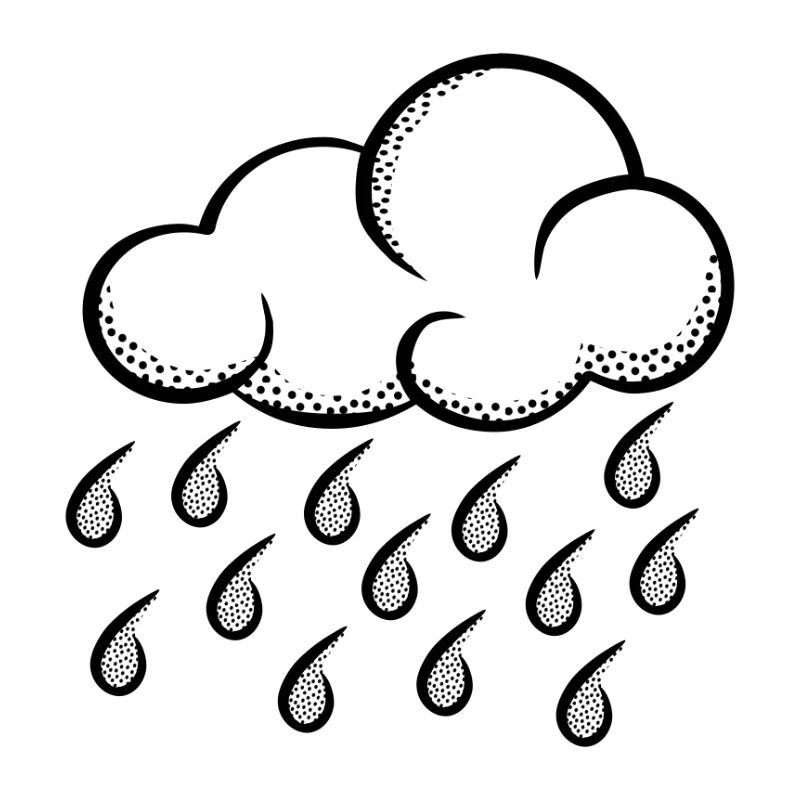 Cloud Pop Art Halftone