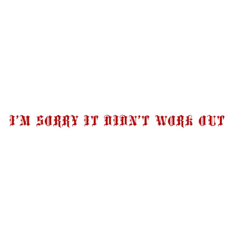sorry