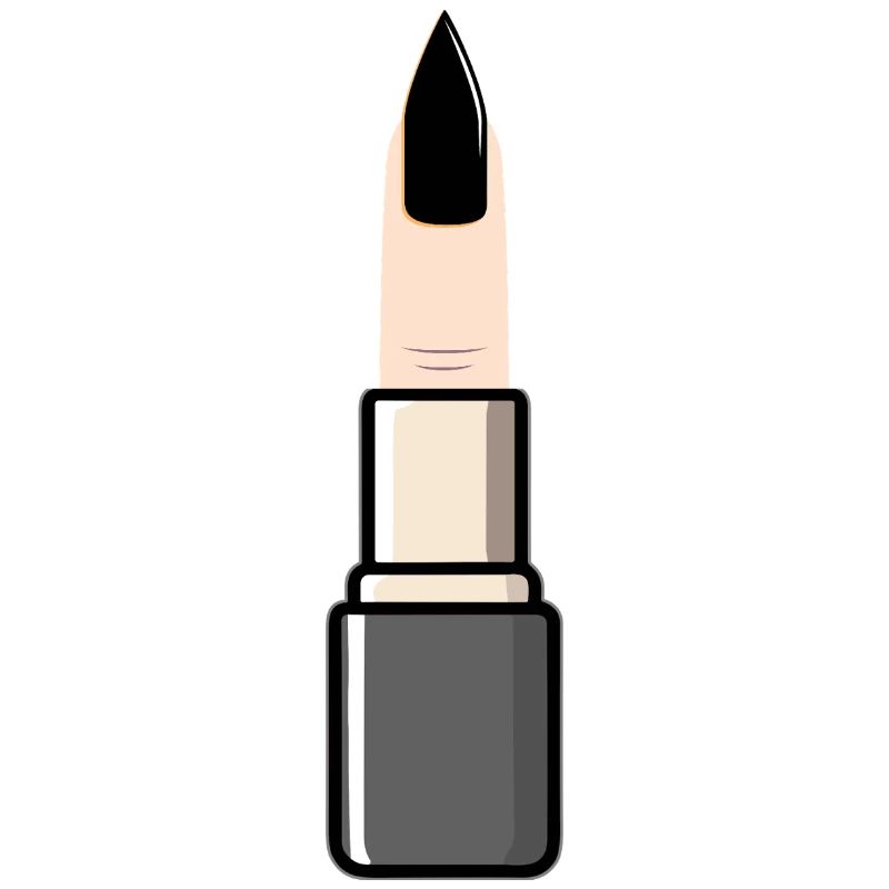 Fingerlipstick Goth