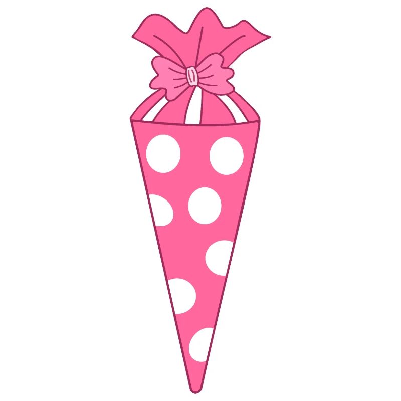 Schultüte rosa