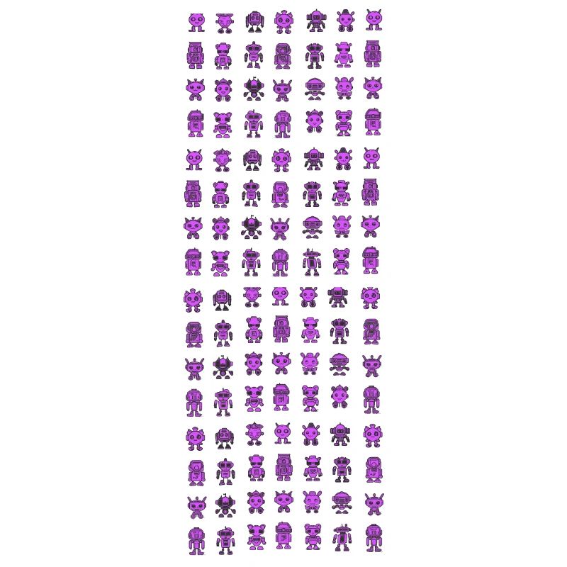 Robotermuster Roboter Muster