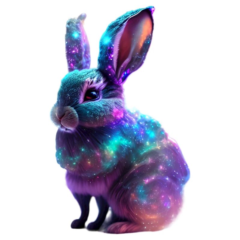 Cosmic Nebula Rabbit