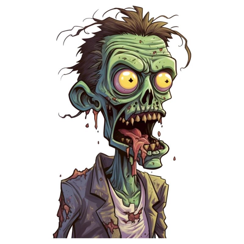 Cartoon Zombie Gruselig