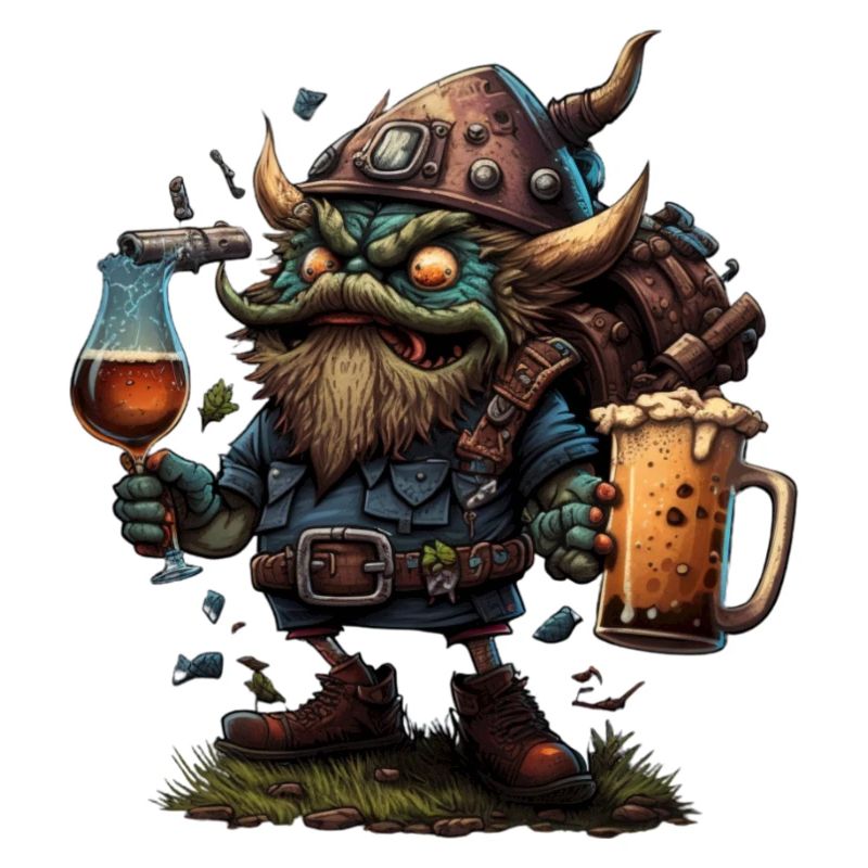 Lustiges Bier Monster