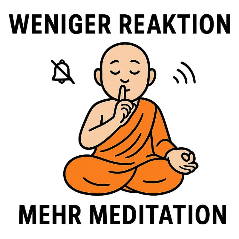 Weniger Reaktion Mehr Meditation