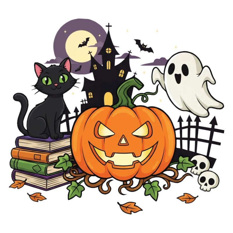 Halloween Kürbis Gespenst Gruselig