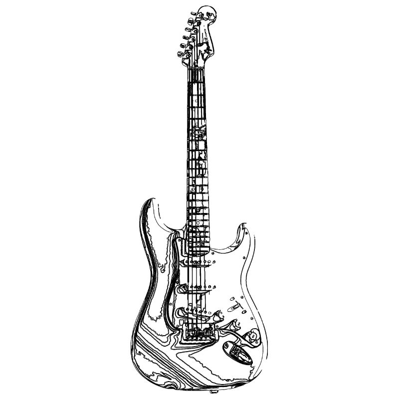 E-Gitarre Black