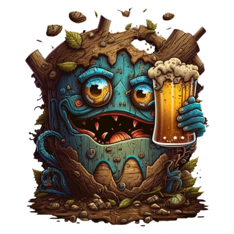 Lustiges Bier Monster