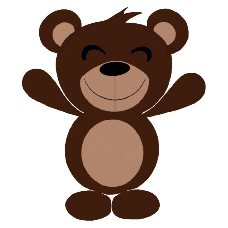 Freundlicher Kuschelteddy