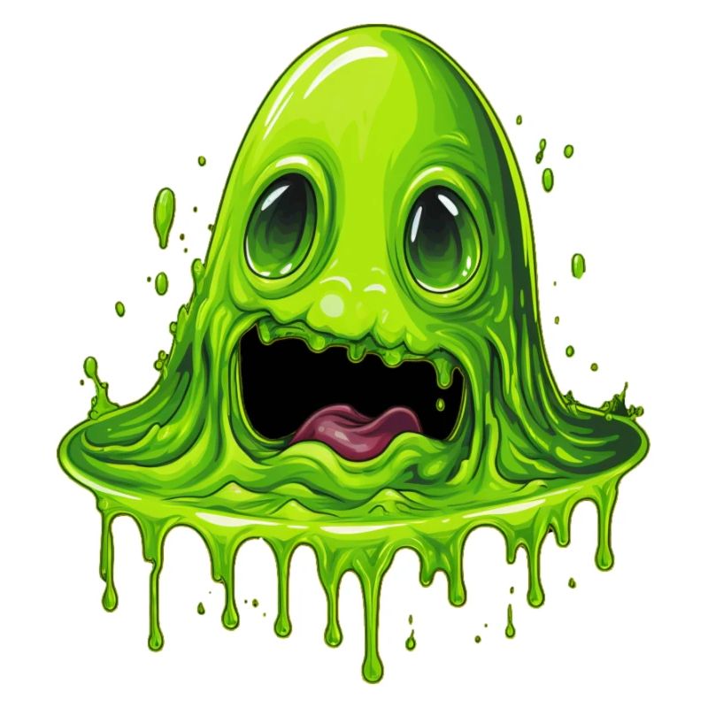 Grünes Slime Monster