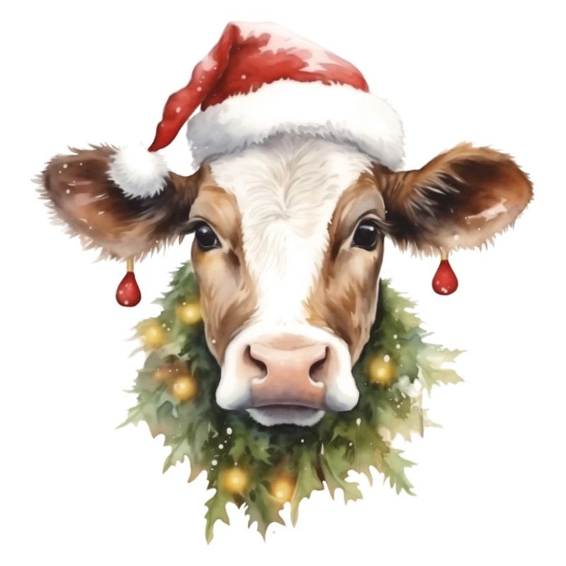 Weihnachtskuh