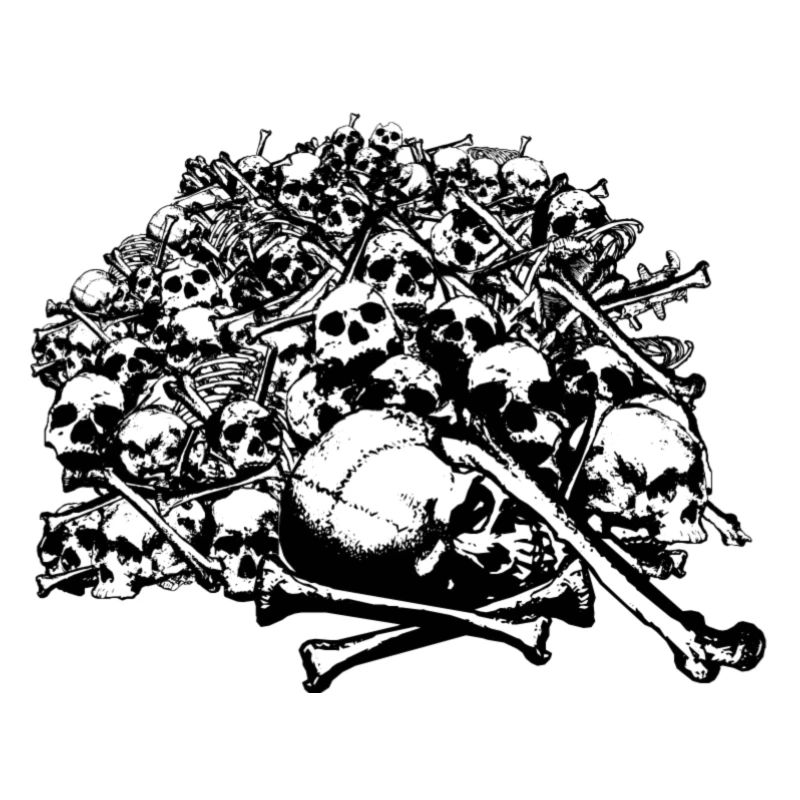 Schädelhaufen