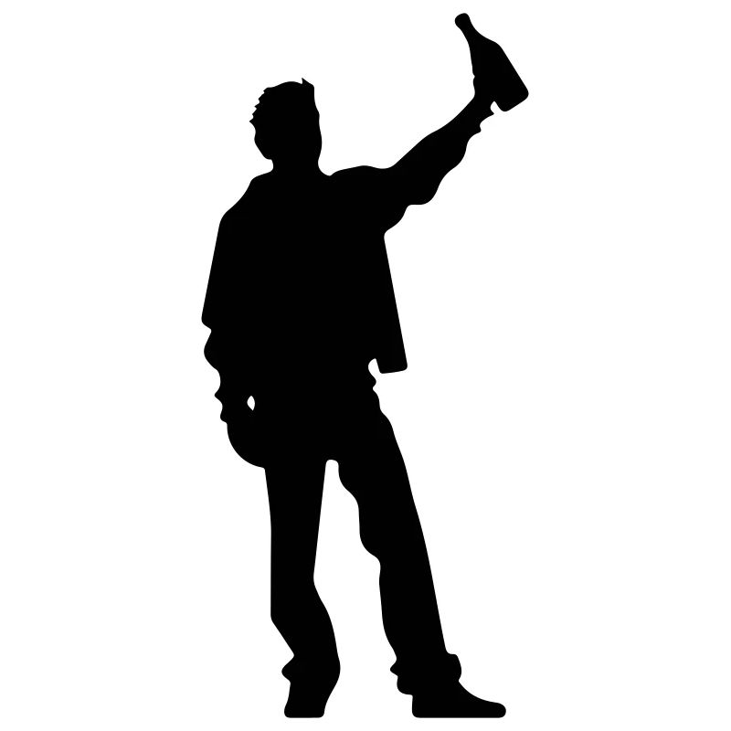 Besoffen Silhouette
