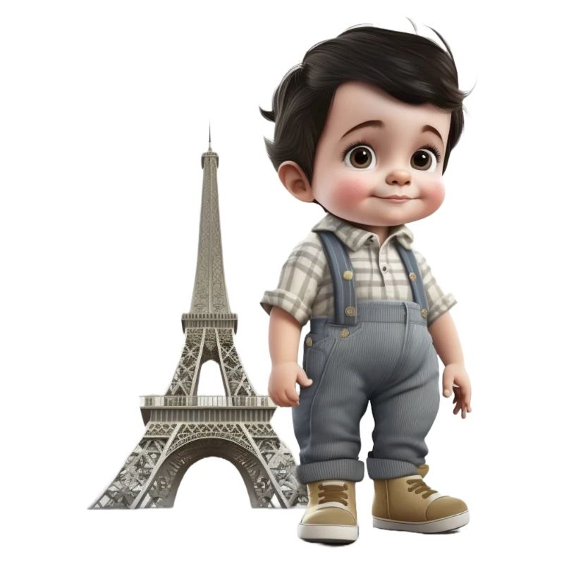 EIFFELTURM - KLEINER JUNGE