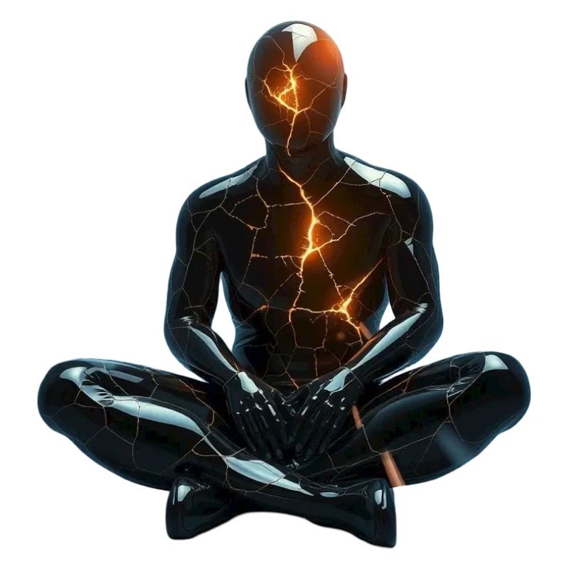 LavaKern Meditationsfigur