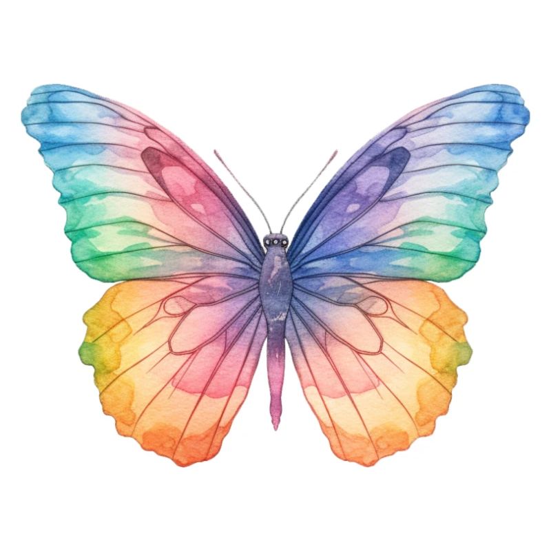 Regenbogen Schmetterling