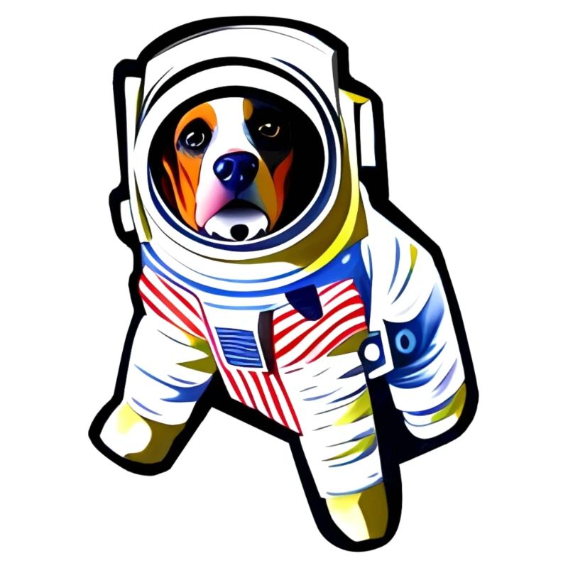 Weltraum-Beagle-Entdecker
