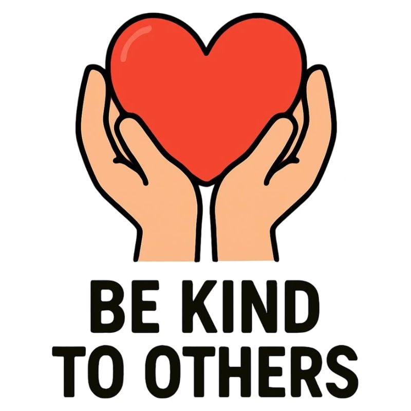 Hands Holding Heart of Kindness