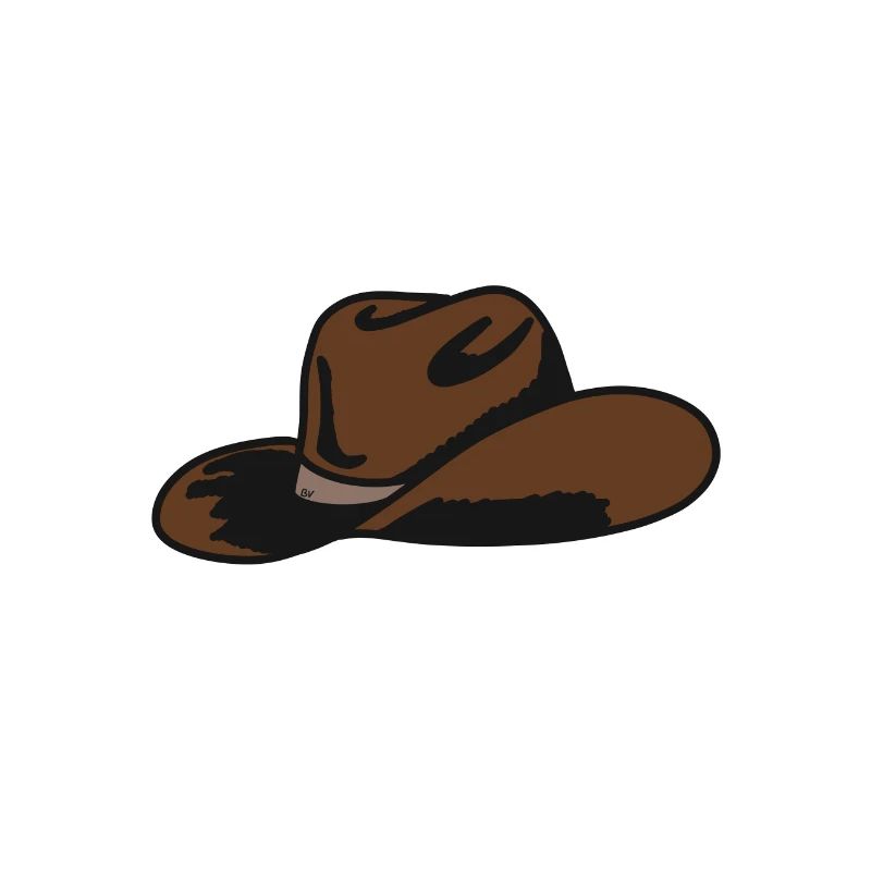 Brauner Cowboyhut