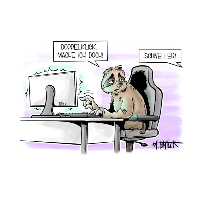 Doppelklick Faultier