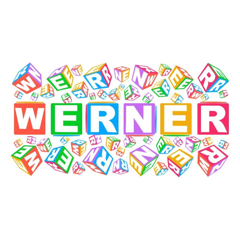 WERNER colourful cubes