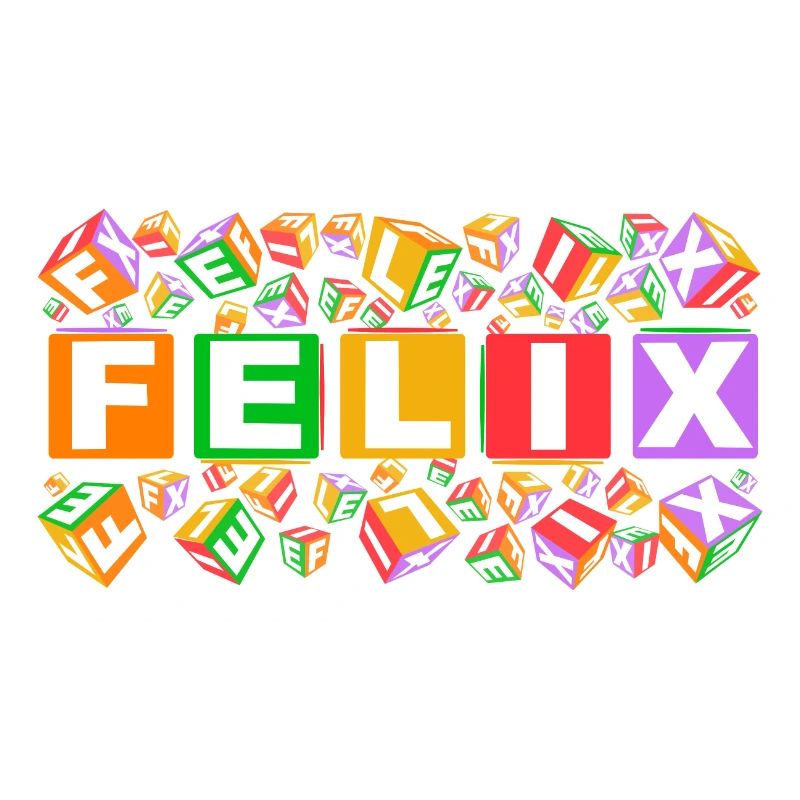 FELIX colourful cubes
