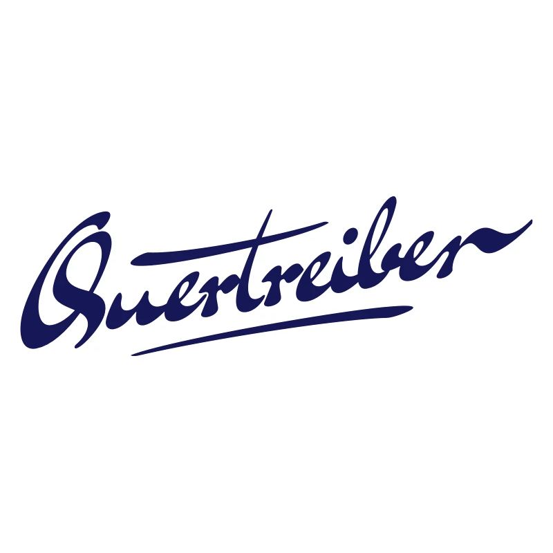 Quertreiber Schriftzug