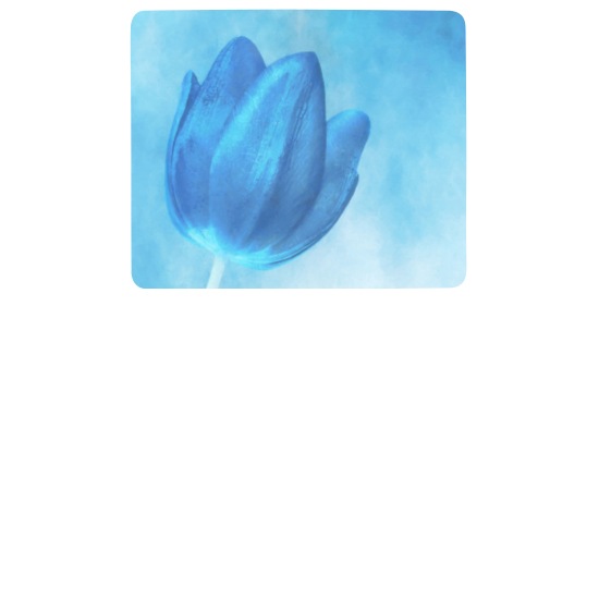 Tulipán azul tulipanes azul pastel flores acuarela' Alfombrilla de ratón |  Spreadshirt