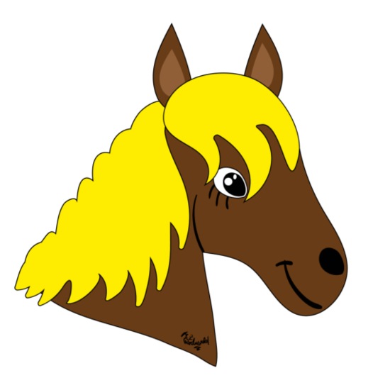 Cartoon horse' Mouse Pad | Spreadshirt