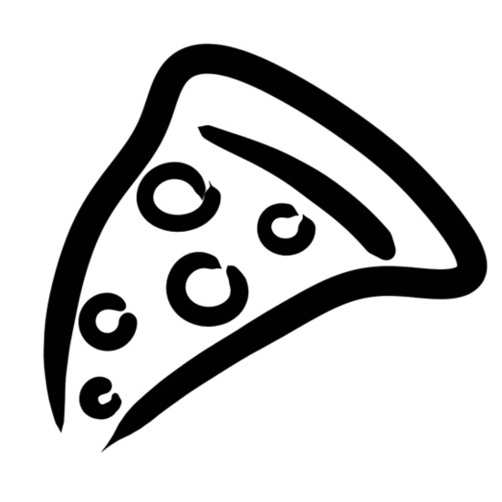 Pizza - dibujo' Alfombrilla de ratón | Spreadshirt