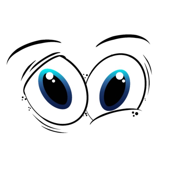 Ojos, dibujos animados, dibujos animados, mirada' Alfombrilla de ratón |  Spreadshirt