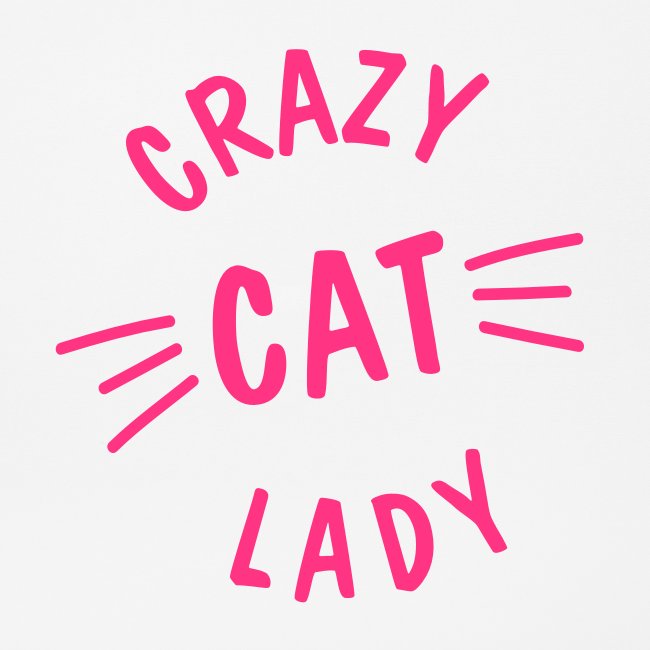 Crazy Cat Lady meow - Mousepad (Querformat)