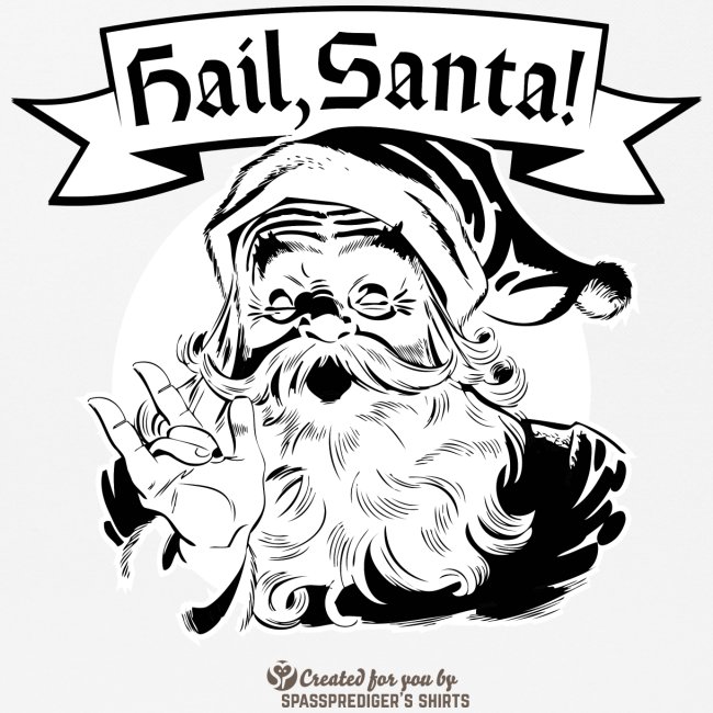 Hail Santa Heavy Metal Weihnachtsmann