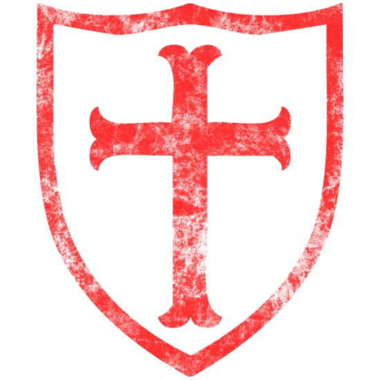 Caballeros Templarios Cruz Escudo Templario Regalo Deus' Alfombrilla ratón | Spreadshirt