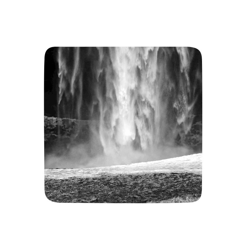 Monochrome Waterfall Mist