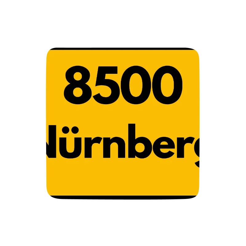 OLD POSTCODE POSTCODE RETRO 8500 NÜRNBERG FRANKEN