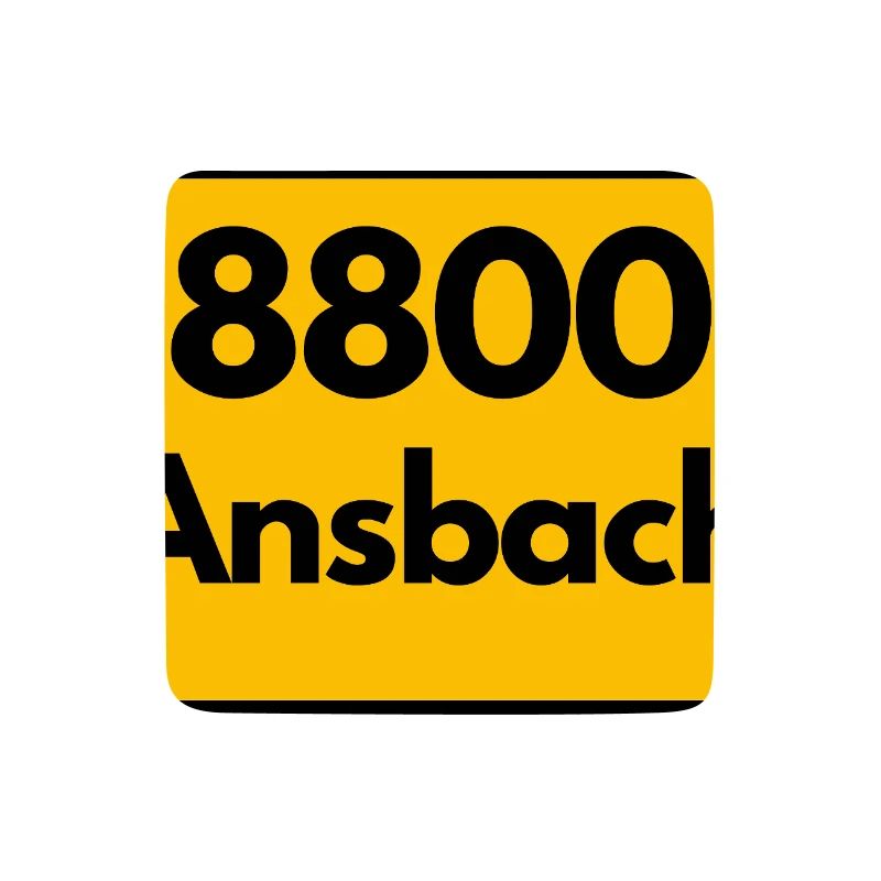 OLD POSTCODE POSTCODE RETRO 8800 ANSBACH FRANKEN