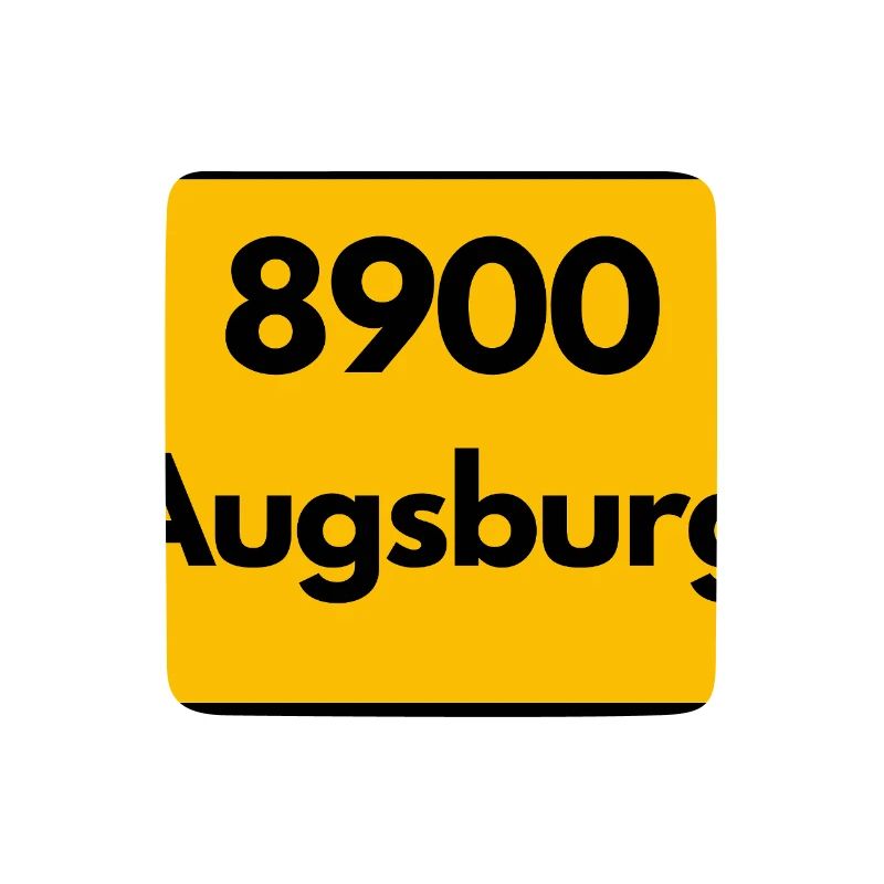 OLD POSTCODE POSTCODE RETRO 8900 AUGSBURG