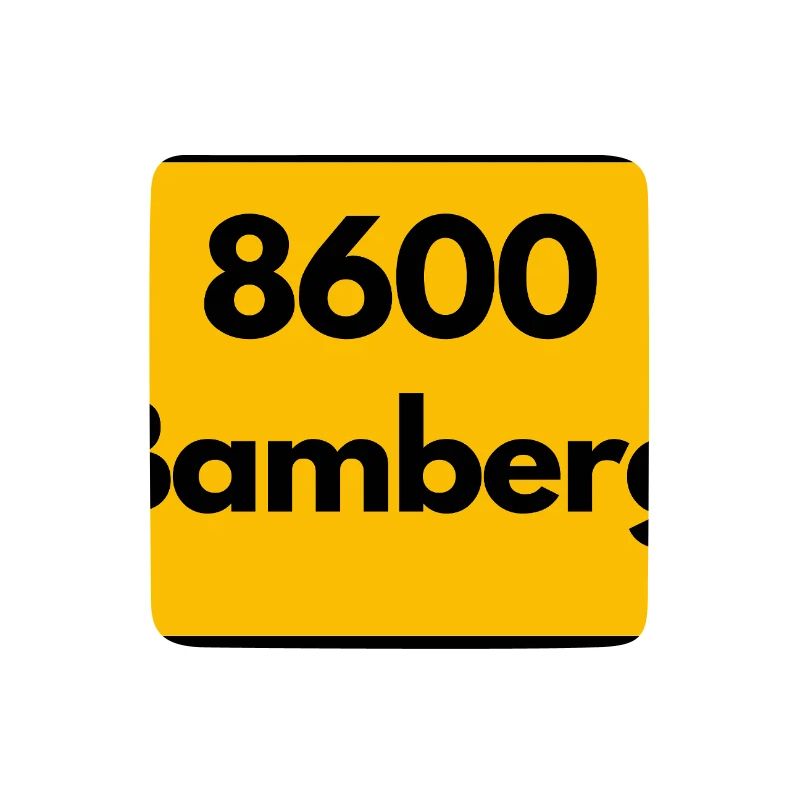 OLD POSTCODE POSTCODE RETRO 8600 BAMBERG FRANKEN