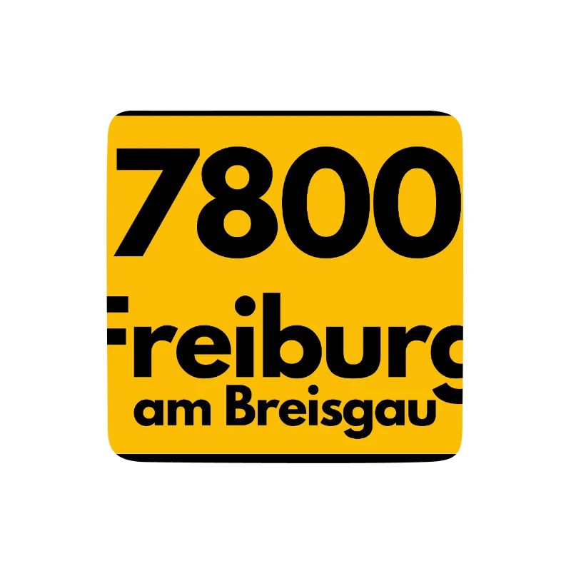 OLD POSTCODE POSTCODE RETRO 7800 FREIBURG BREISGAU