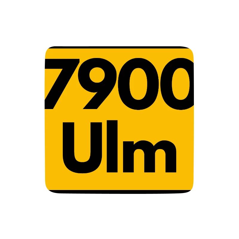 OLD POSTCODE POSTCODE RETRO 7900 ULM MÜNSTERSTADT