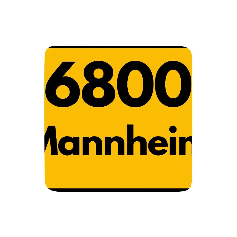 OLD POSTCODE POSTCODE RETRO 6800 MANNHEIM Squares