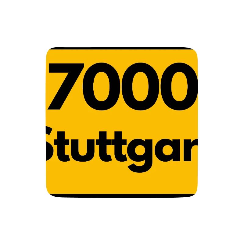 OLD POSTCODE POSTCODE RETRO 7000 STUTTGART SCHWABE