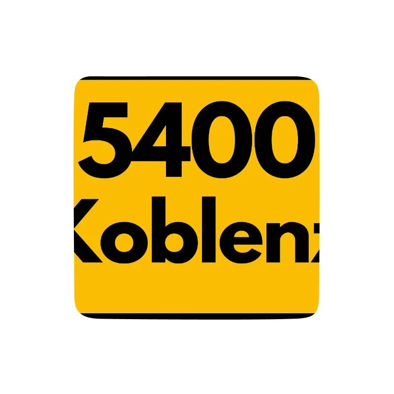 OLD POSTCODE POSTCODE RETRO 5400 KOBLENZ GERMAN