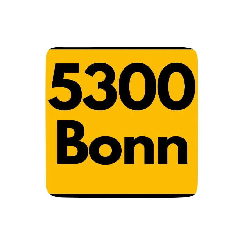 OLD POSTCODE POSTCODE RETRO 5300 BONN - RHEIN SIEG