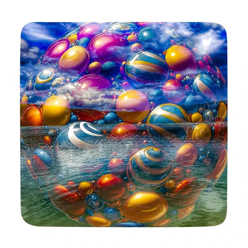 Bunte Blasenschüssel